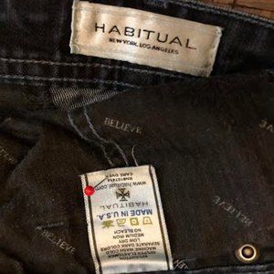 HABITUAL size 29 indigo blue jeans